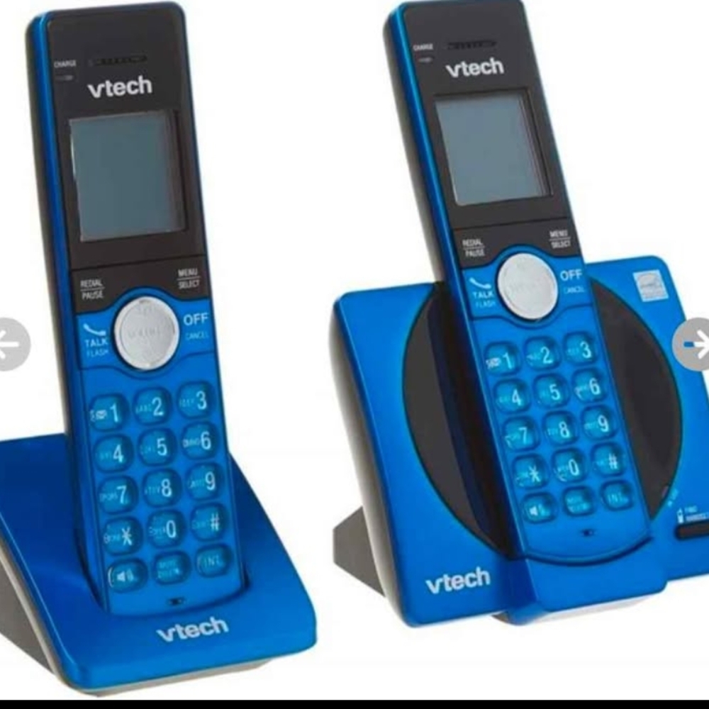 Blue Cordless Phone